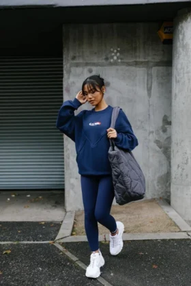 Leggings Fila x TALA SKINLUXE bleu marine