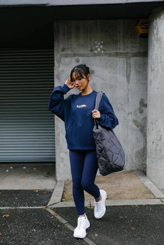 Leggings Fila x TALA SKINLUXE bleu marine