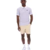 Lilas brumeux Polo rayé BB1 Classic Vintage