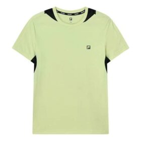 Logo imprimé, col rond, homme, jaune