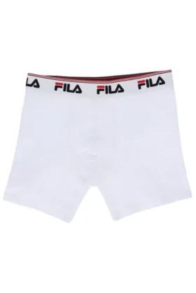 Lot de 2 boxers blancs à taille mi-haute pour homme