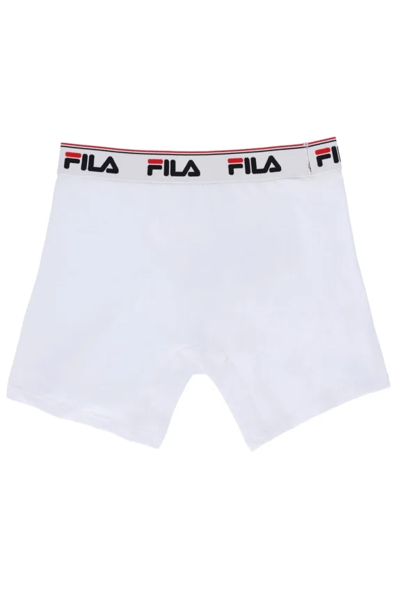 Lot de 2 boxers blancs à taille mi-haute pour homme
