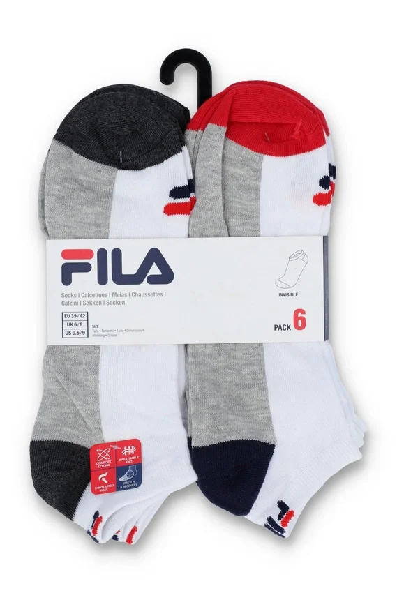 Lot de 6 paires de chaussettes blanches
