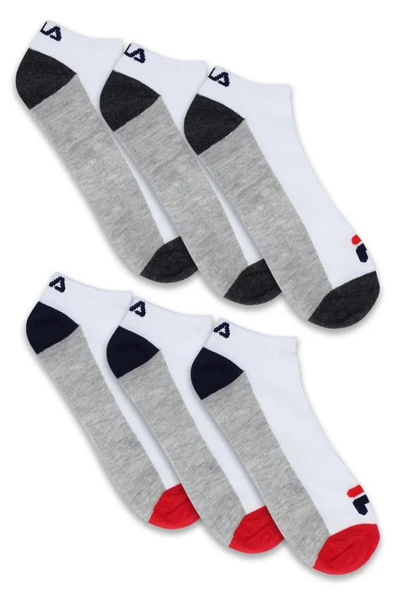 Lot de 6 paires de chaussettes blanches