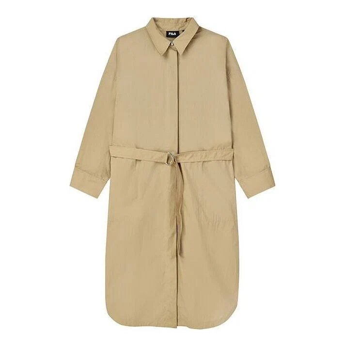 Manteau à ceinture à nouer « Kaki »