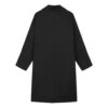 Manteau en maille mi-long uni « Milano » « Noir »