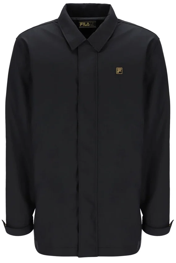 Manteau Sammy noir à fermeture éclair intégrale