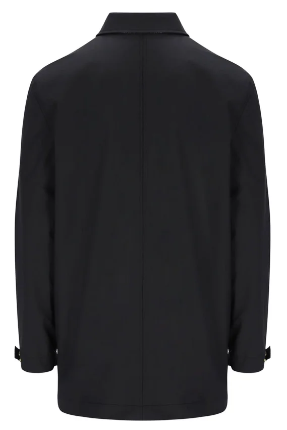 Manteau Sammy noir à fermeture éclair intégrale