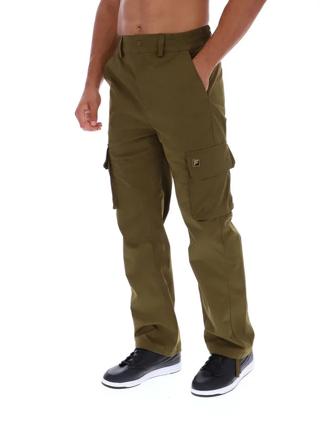 Pantalon cargo Oscar vert olive foncé