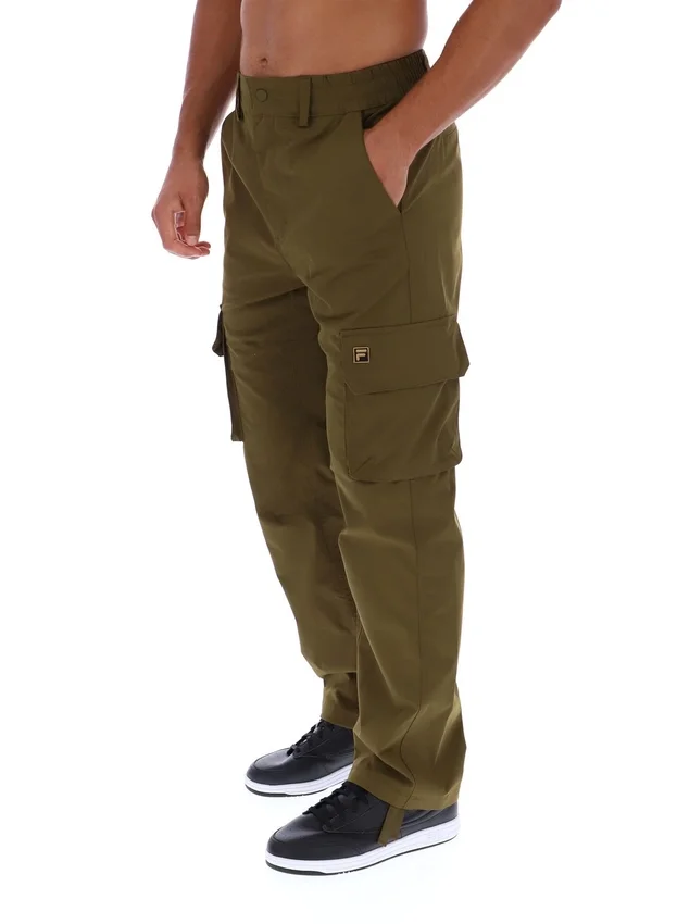 Pantalon cargo Oscar vert olive foncé