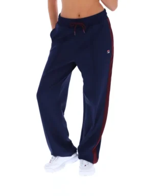 Pantalon chic à coupe droite Chiara bleu marine de Fila