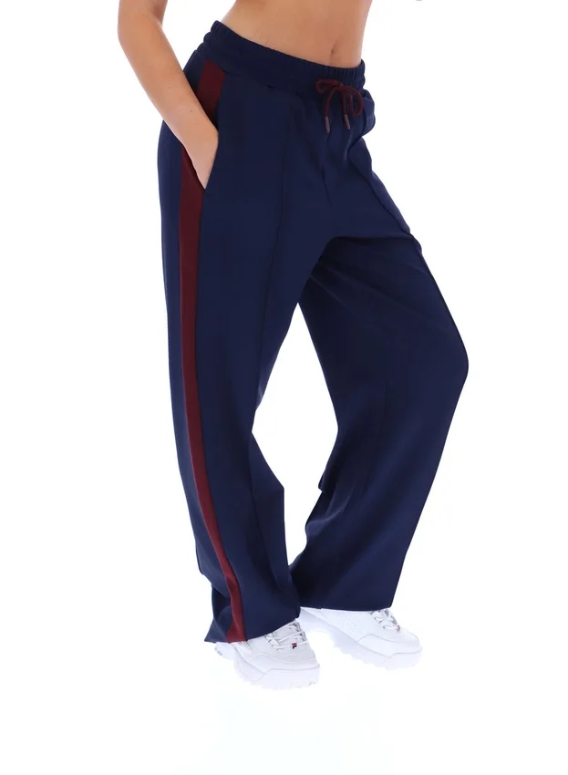 Pantalon chic à coupe droite Chiara bleu marine de Fila