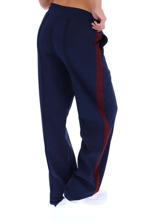 Pantalon chic à coupe droite Chiara bleu marine de Fila
