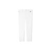 Pantalon décontracté à jambes droites avec logo, homme, blanc