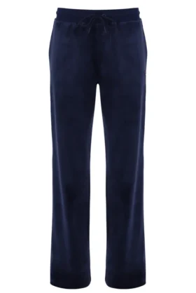 Pantalon de détente Fila Isabella à jambes larges, bleu marine