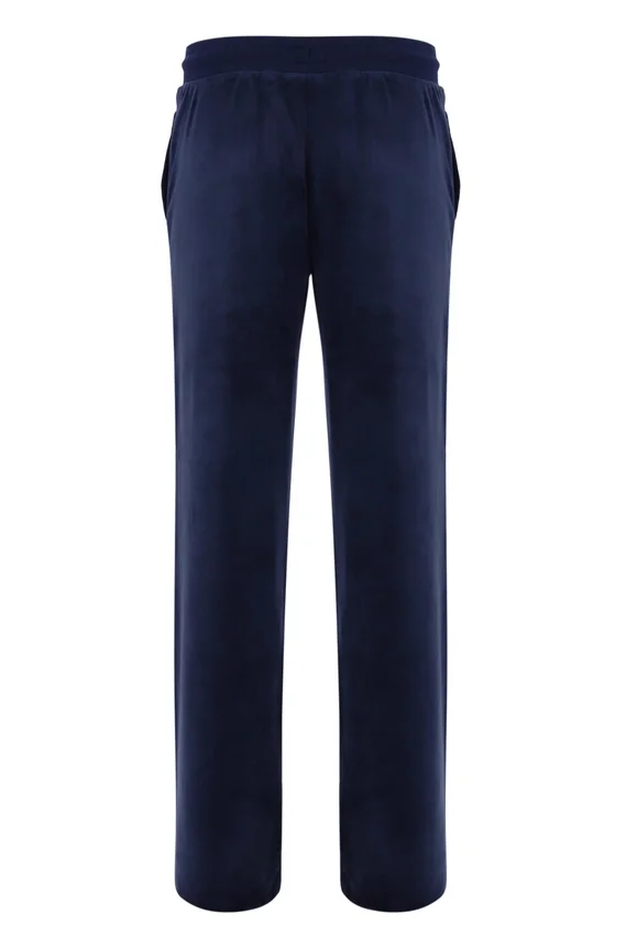 Pantalon de détente Fila Isabella à jambes larges, bleu marine
