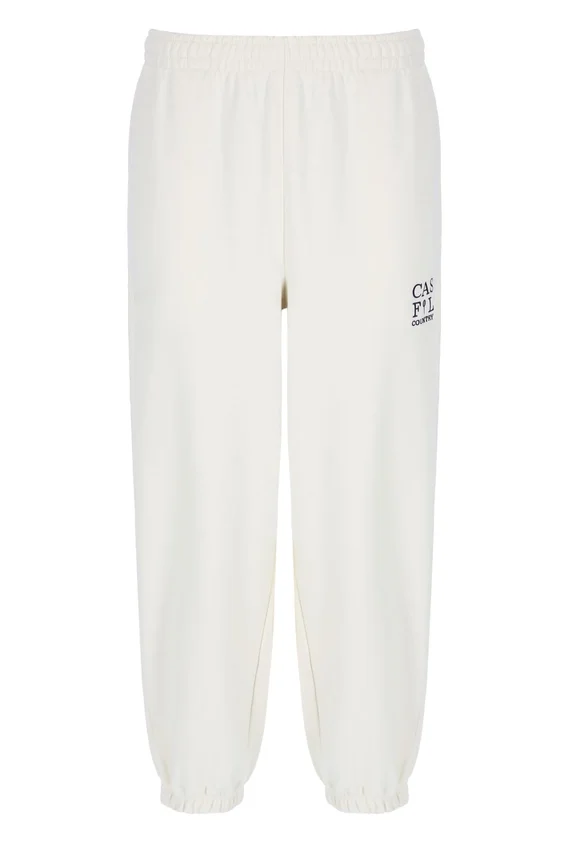 Pantalon de jogging Casa Country Club couleur crème