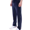 Pantalon de jogging droit en velours Fila bleu marine Fio