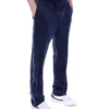 Pantalon de jogging droit en velours Fila bleu marine Fio