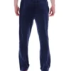Pantalon de jogging droit en velours Fila bleu marine Fio