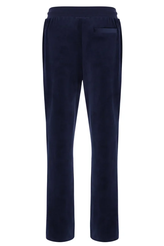 Pantalon de jogging droit en velours Fila bleu marine Fio
