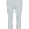 Pantalon de jogging droit en velours Fio bleu aube