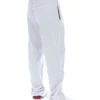 Pantalon de jogging droit en velours Fio bleu aube