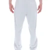 Pantalon de jogging droit en velours Fio bleu aube