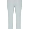 Pantalon de jogging droit en velours Fio bleu aube