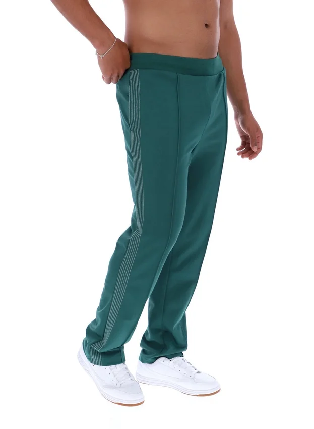 Pantalon de jogging droit Tavis à coutures contrastées Rain Forest