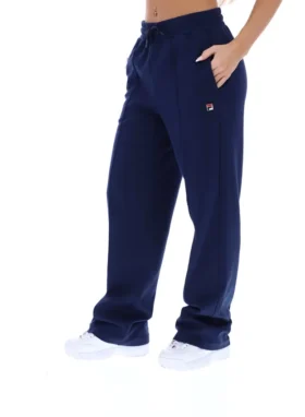 Pantalon de jogging Fila Jirina coupe décontractée bleu marine