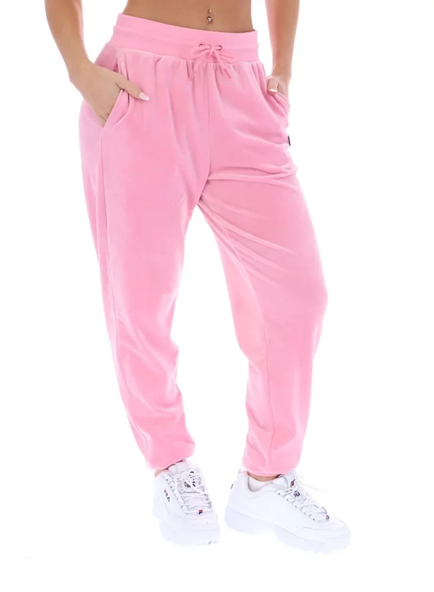 Pantalon de jogging Justina à revers Prism Pink