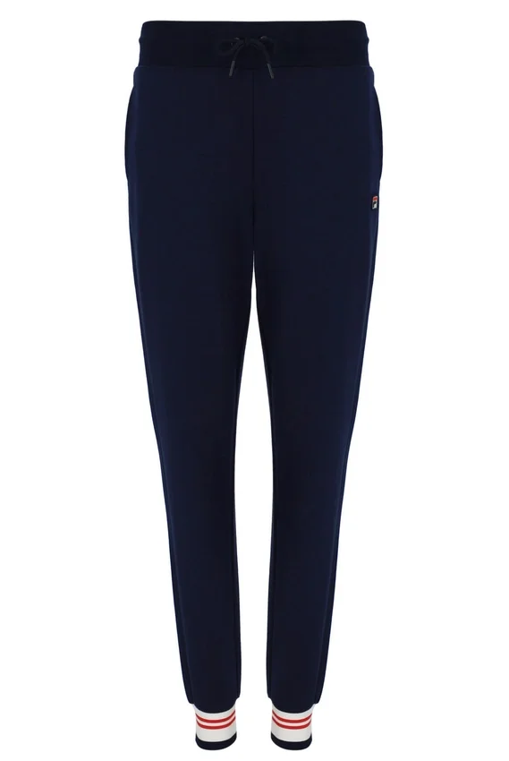 Pantalon de jogging à revers Fila Jianna bleu marine