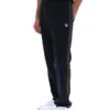 Pantalon de jogging Tavis noir à jambes droites et coutures contrastées