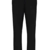 Pantalon de jogging Tavis noir à jambes droites et coutures contrastées