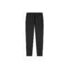 Pantalon de sport ample à motif logo athlétique, noir