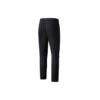 Pantalon de sport en maille athlétique, coupe droite, couleur unie, noir