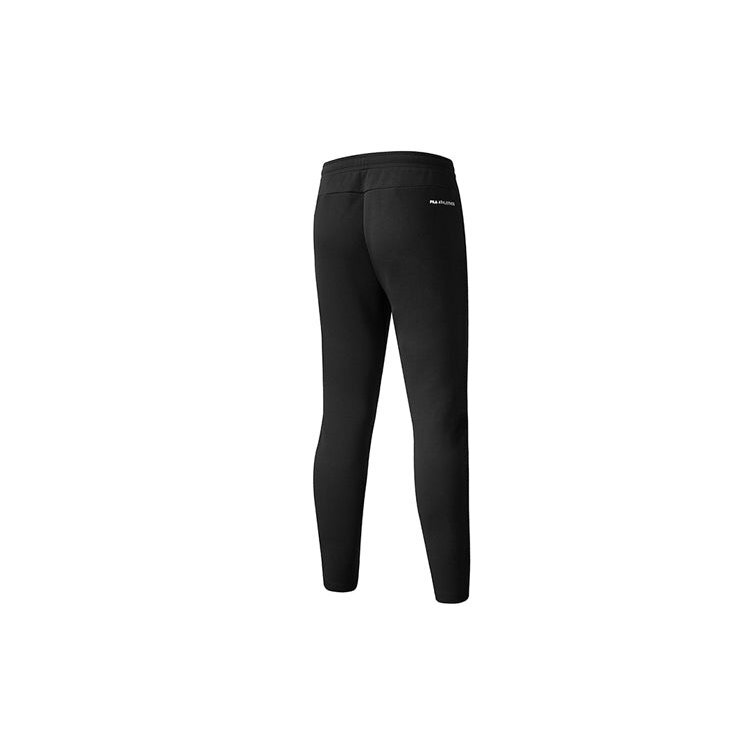 Pantalon de sport en maille avec logo Athletics, noir