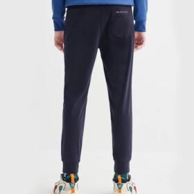 Pantalon de sport/jogging Fila bleu pour homme avec poches