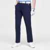 Pantalon de sport long tissé unie bleu
