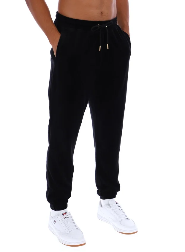 Pantalon de survêtement en velours Eddie noir