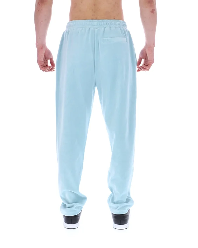 Pantalon de survêtement en velours Lorrie bleu sterling