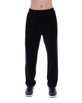 Pantalon de survêtement en velours noir Lorrie