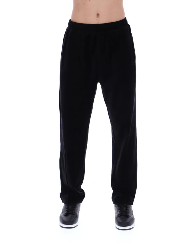 Pantalon de survêtement en velours noir Lorrie