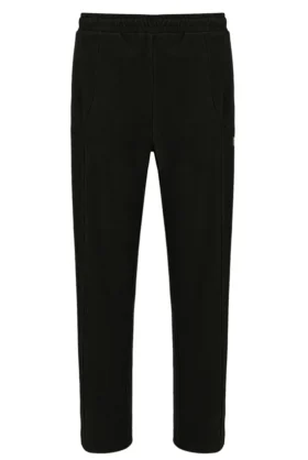 Pantalon de survêtement en velours noir Lorrie