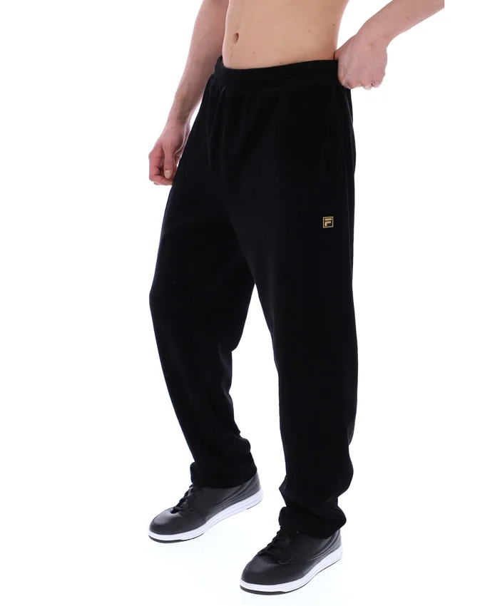Pantalon de survêtement en velours noir Lorrie