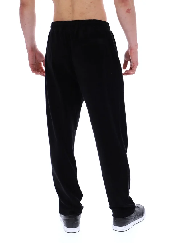 Pantalon de survêtement en velours noir Lorrie