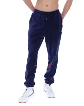 Pantalon de survêtement Fila Otello à empiècements contrastés, bleu marine