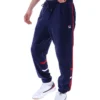 Pantalon de survêtement Fila Otello à empiècements contrastés, bleu marine