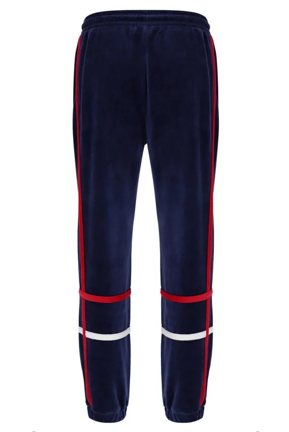 Pantalon de survêtement Fila Otello à empiècements contrastés, bleu marine